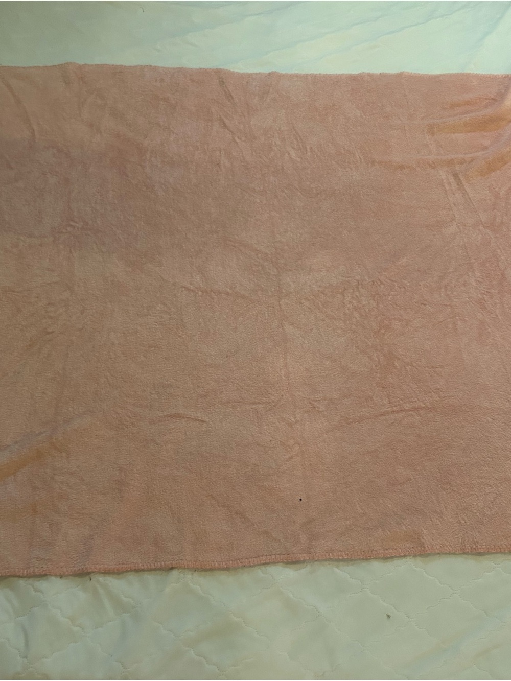 Light pink Columbia lightweight throw blanket